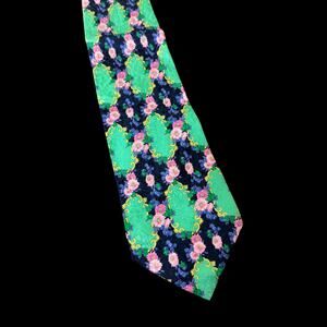 Vintage Gianni Versace 100% Silk Tie Baroque 58”